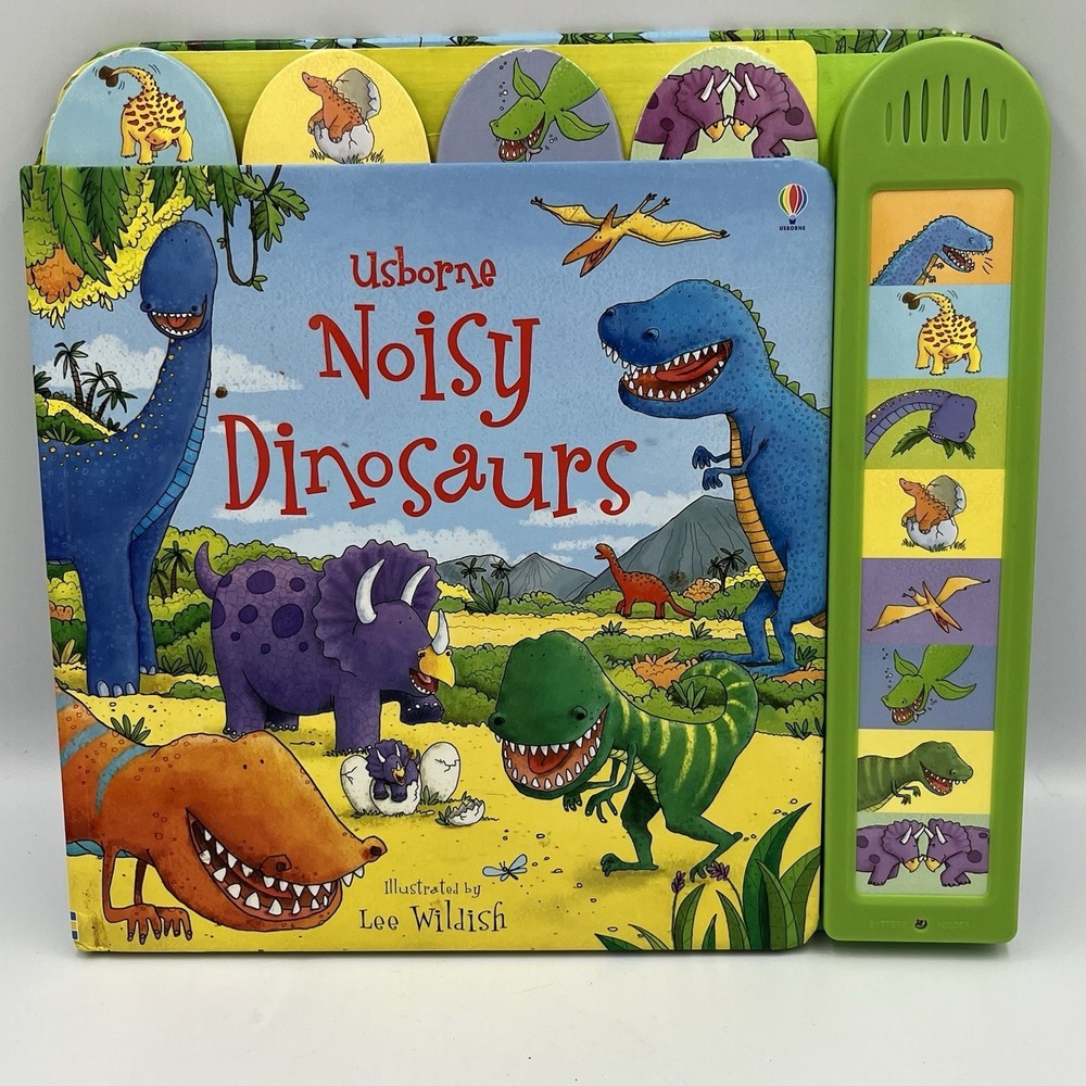 Noisy Dinosaurs (Noisy Books) By Usborne by Sam Taplin Board Book‎ Tested-Works!